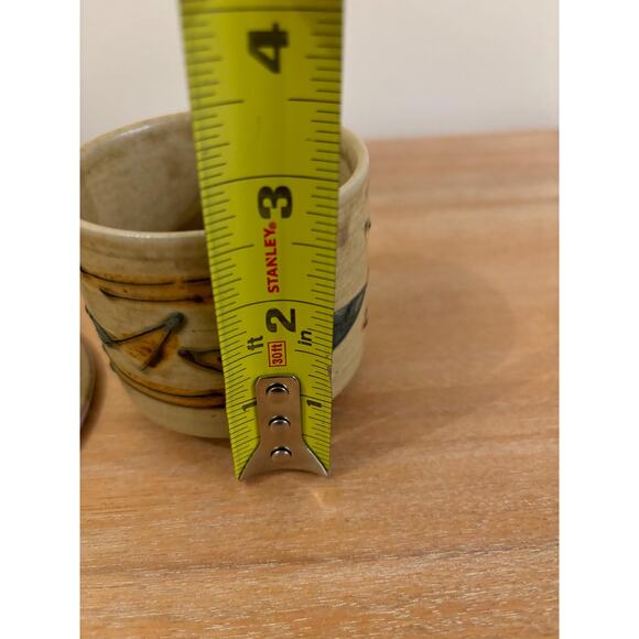 Vintage Japanese Tea Set - Mid Century Modern Fish Design - Picture 9 of 10